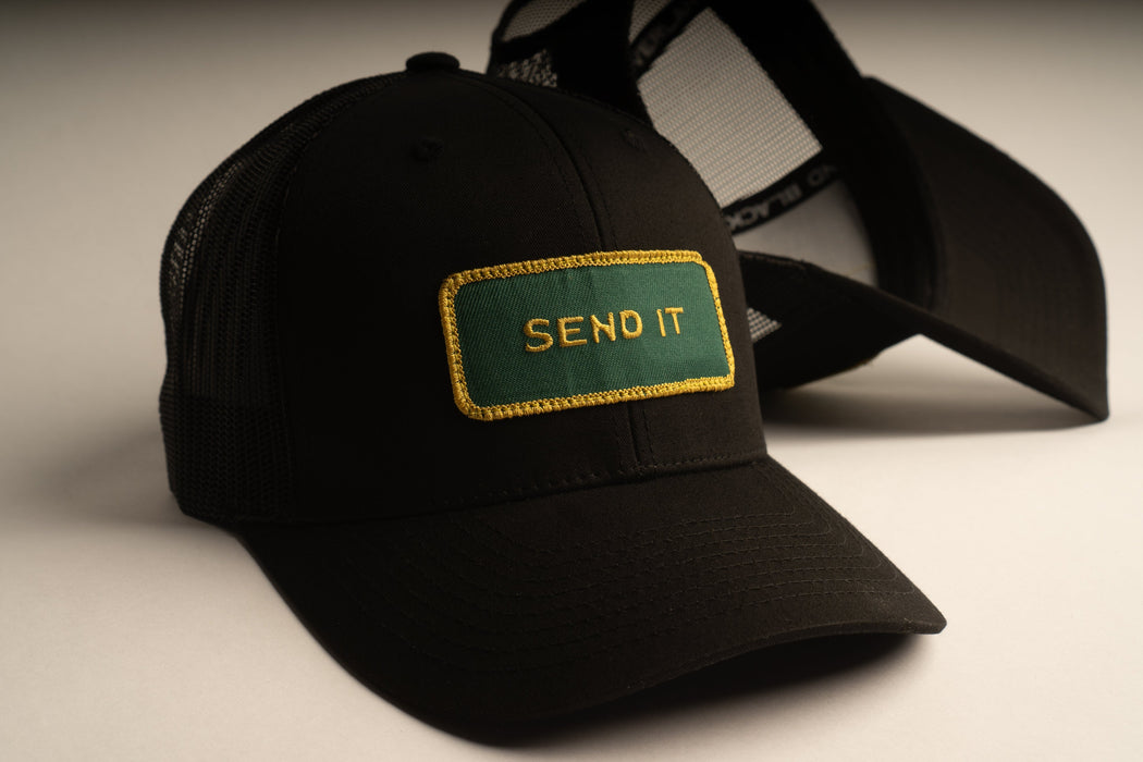 SEND IT Black Trucker hat