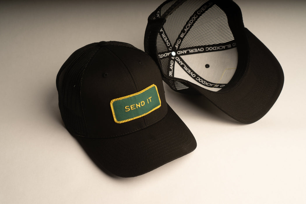 SEND IT Black Trucker hat