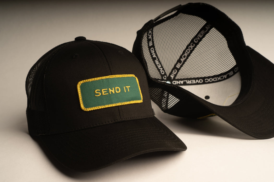 SEND IT Black Trucker hat