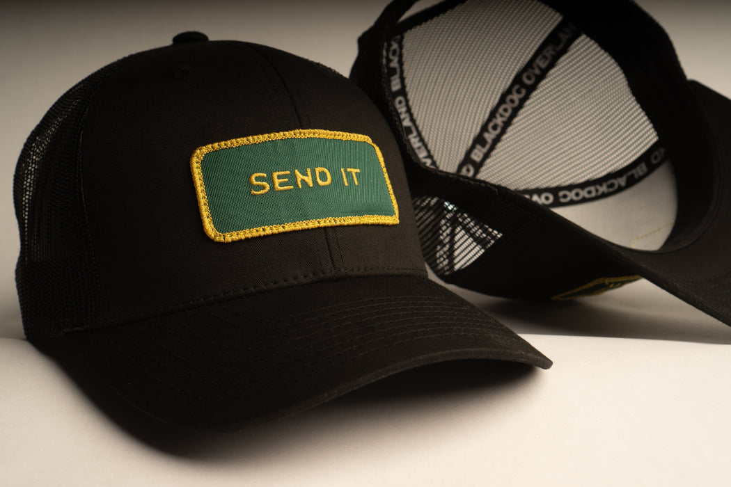 SEND IT Black Trucker hat