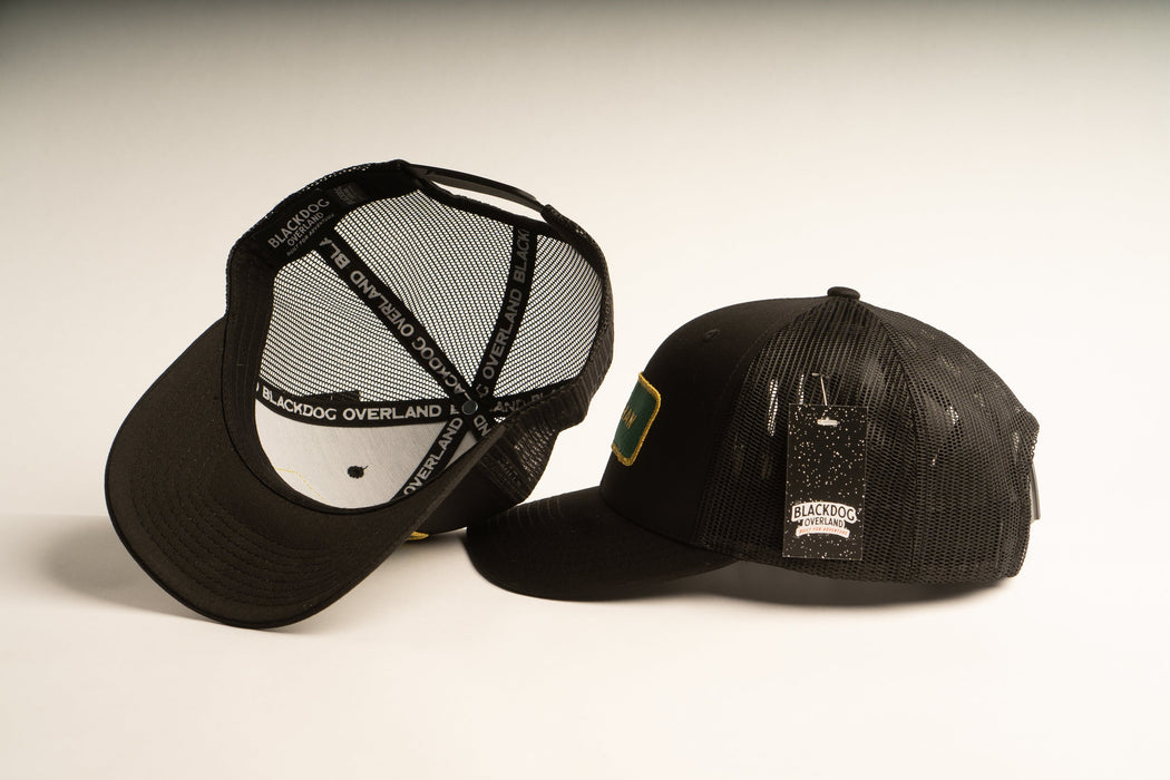 THE HELL I WON'T Black Trucker hat