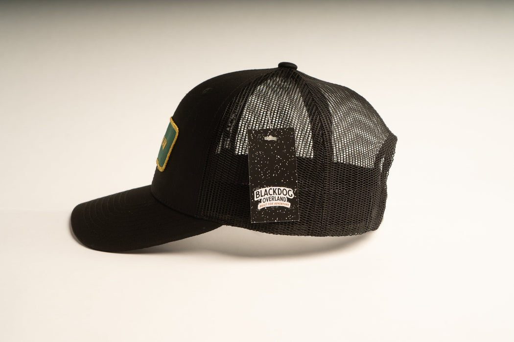 THE HELL I WON'T Black Trucker hat