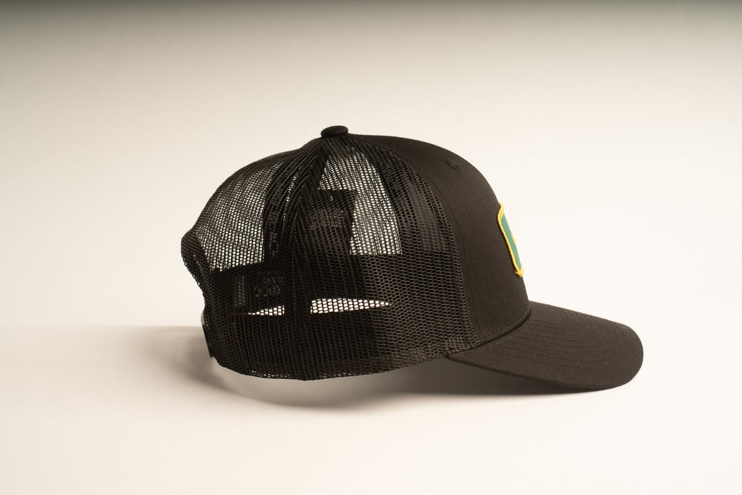 THE HELL I WON'T Black Trucker hat