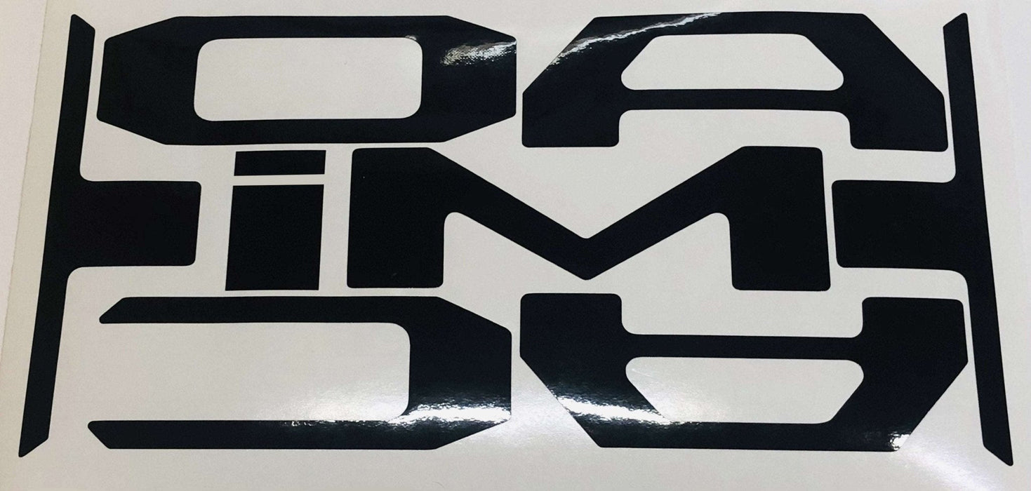 Premium Cast Vinyl Decal Letter Inserts for 2024 Tacoma Tailgate