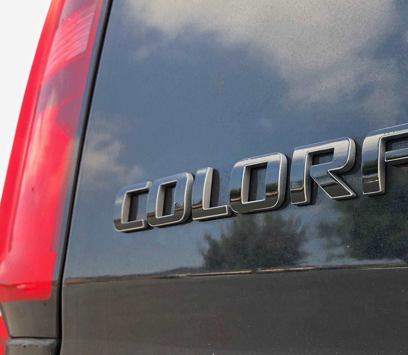 Premium Cast Vinyl Decal Letters for 2014-2024 Colorado Door and Tailgate Emblems