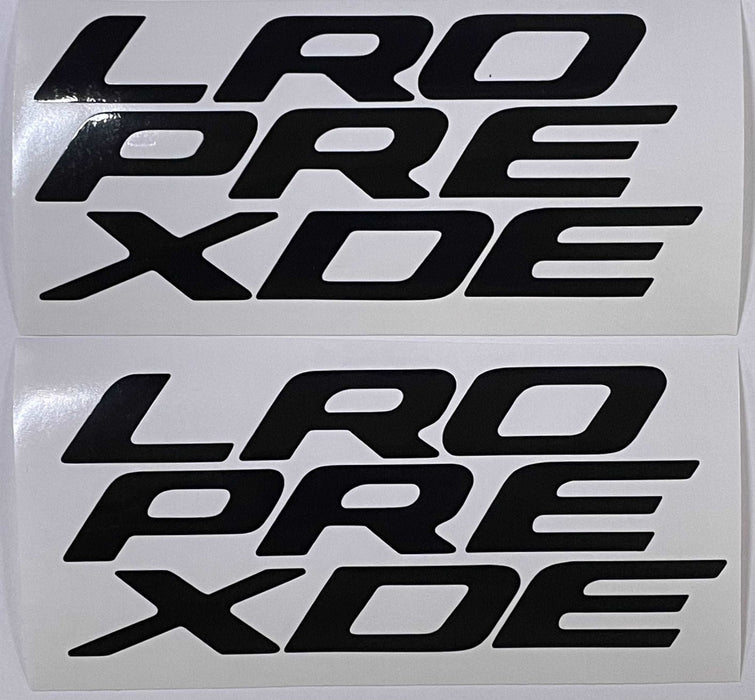 Premium Cast Vinyl Decal Letter Inserts for 2020-2024 Explorer Doors x2