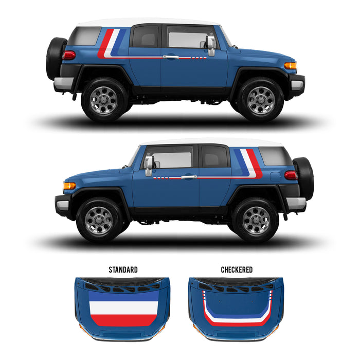 2007-14 FJ Cruiser Checkered Stripe Kit