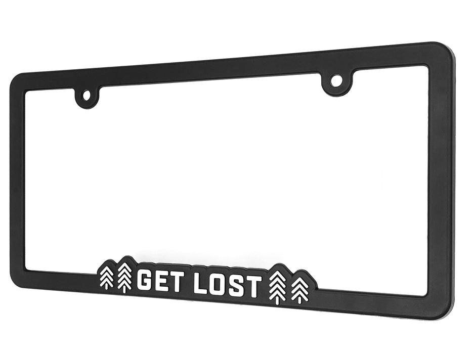 Get Lost - Raised License Plate Frame