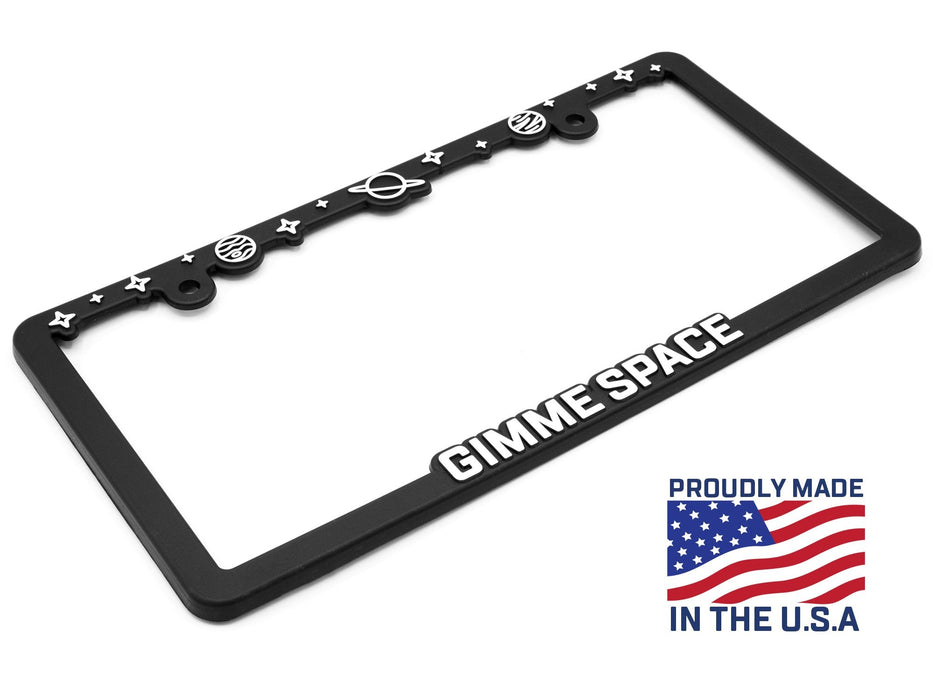 Gimme Space - License Plate Frame