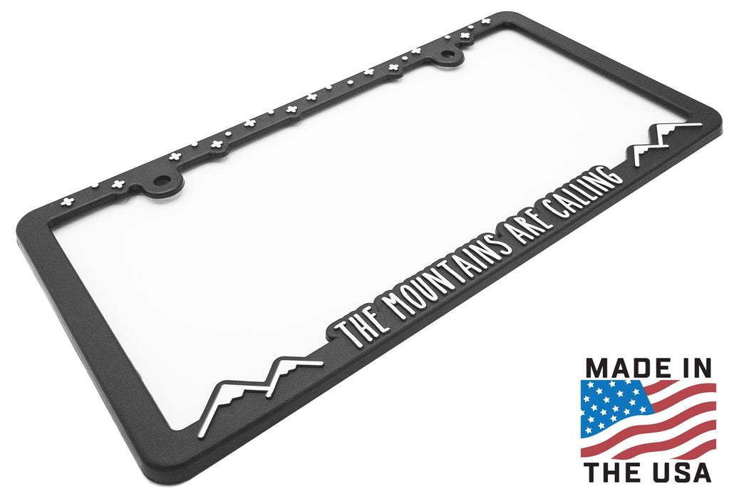 Mountains are Calling - License Plate Frame