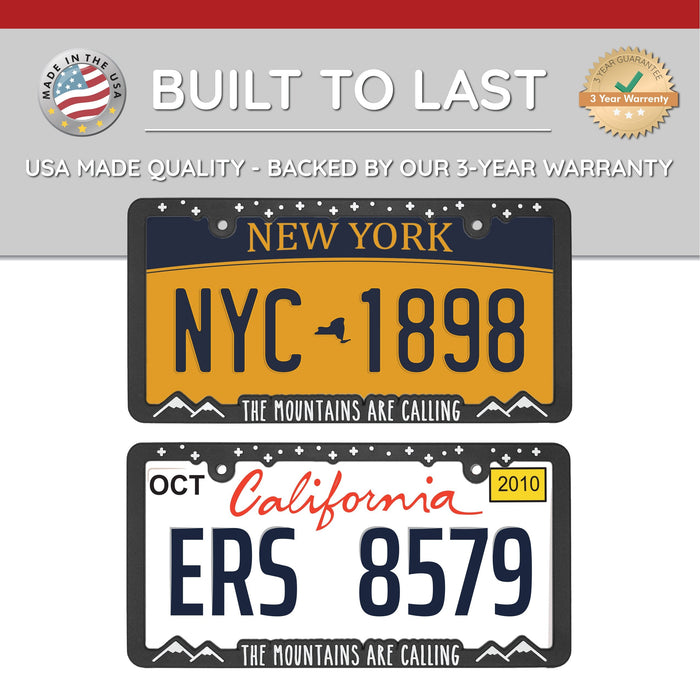 Mountains are Calling - License Plate Frame