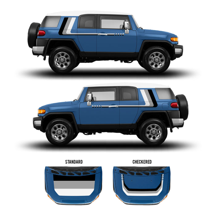 2007-14 FJ Cruiser Checkered Stripe Kit