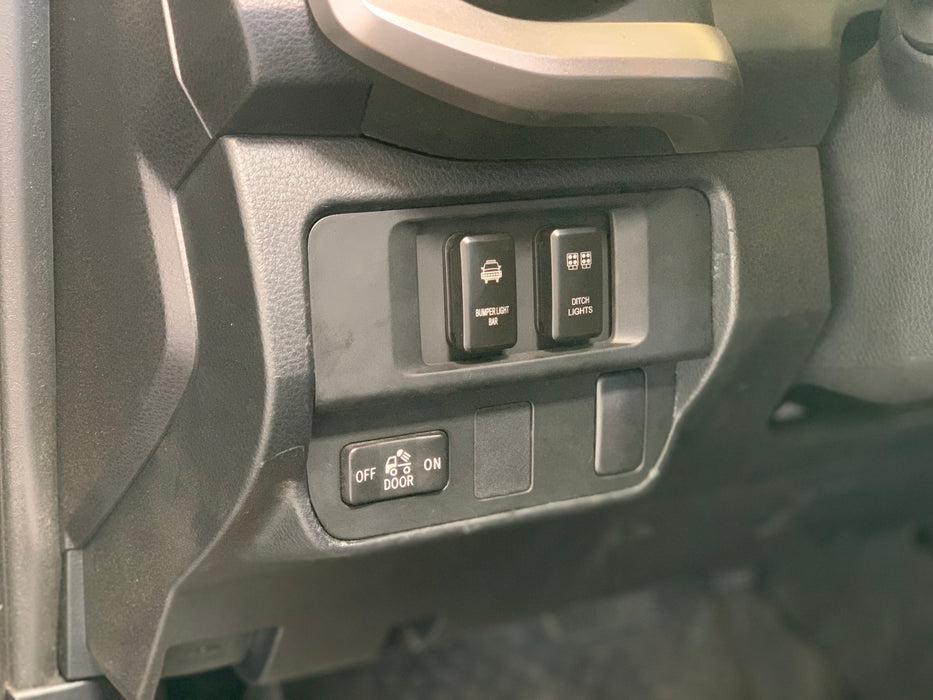 Installed OEM Style 2 Switch Panel - Cali Raised LED