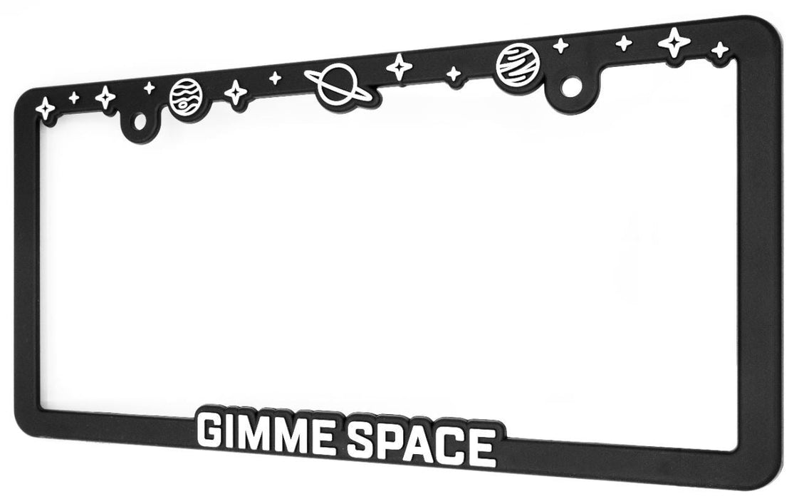 Gimme Space - License Plate Frame