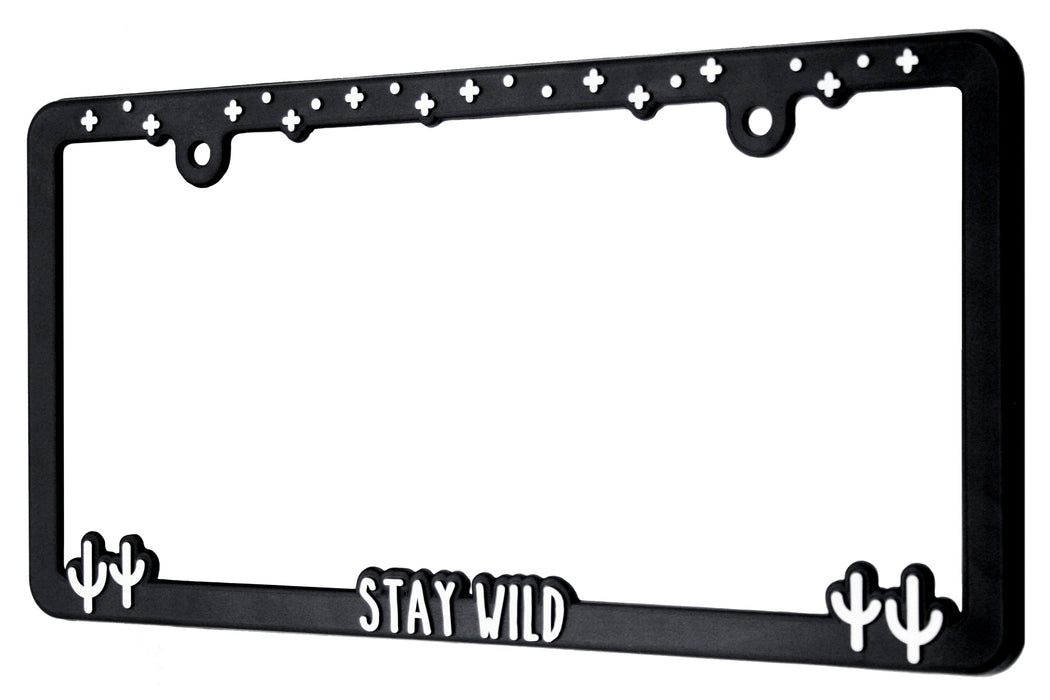 Stay Wild License Plate Frame